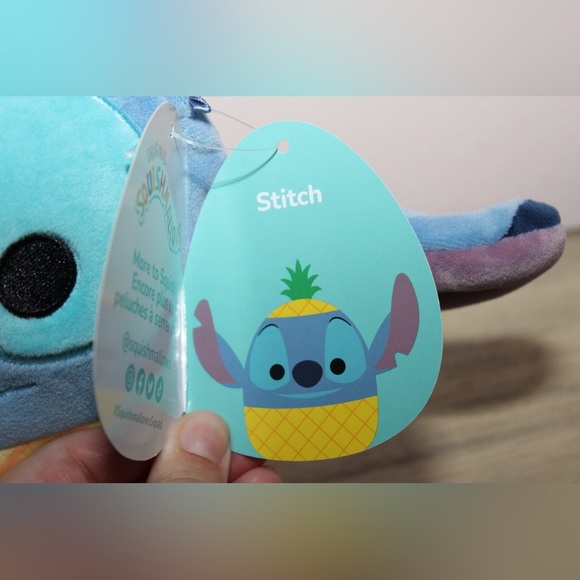 SQUISHMALLOWS STITCH Pineapple Disney Plush NWT LILO & Stitch - Picture 4 of 10